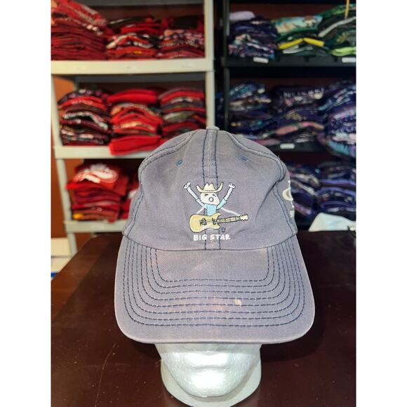 Vintage Kenny Chesney Hat Big Star Be As You Are Blue Music Tour Concert Cap - Picture 1 of 8
